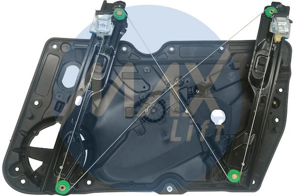 Window regulator front left, with door panel and mechanism, 5-door