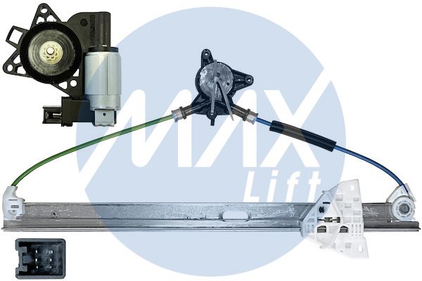 Front left window regulator, electric, comfort, 5 doors