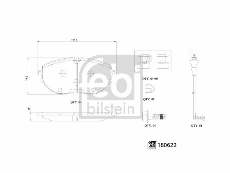 Pastiglie freno VW: abt e-transporter (sh),Transporter T6 (sh),Transporter T6 (sj