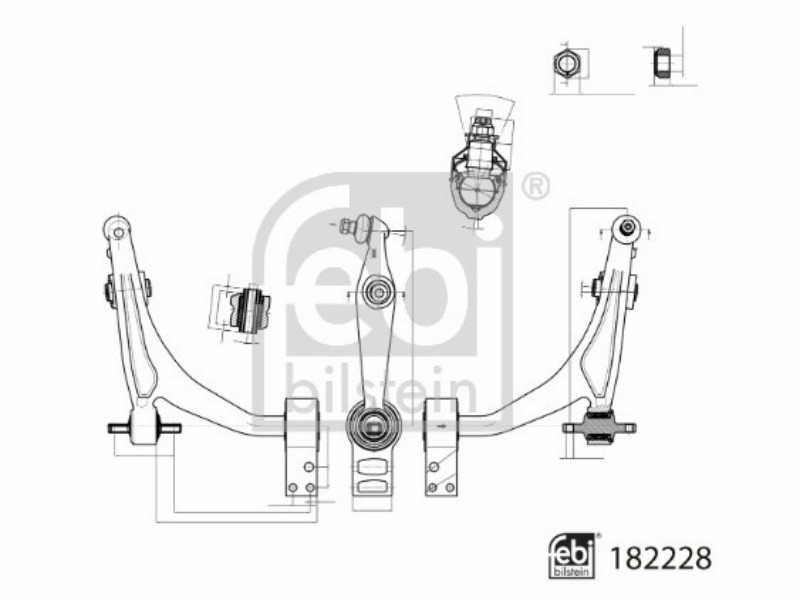 Braccio sospensione Alfa Romeo: 159,159 Q4,159 sportwagon,159 sportwagon Q4,brera