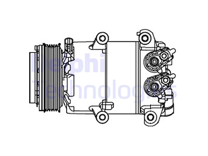 Compressore aria condizionata DELPHI CS20466