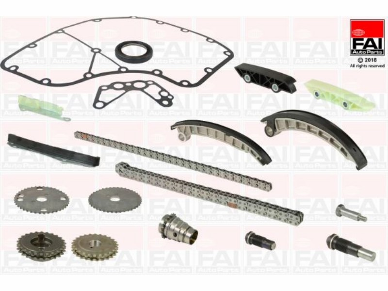 Kit catena distr.Iveco mot.euro 5(19 pz)