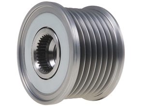 Alternator freewheel pulley