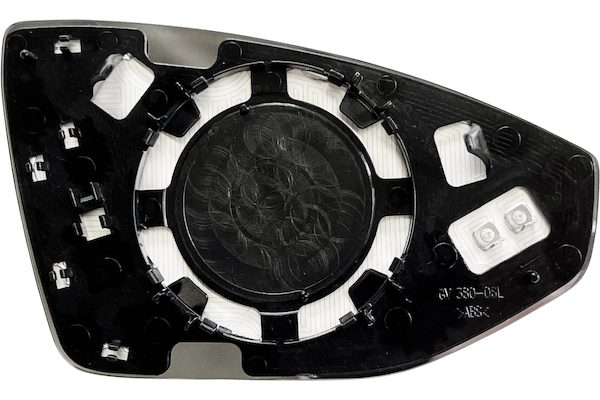 Left rear-view mirror glass, aspherical chrome, heated