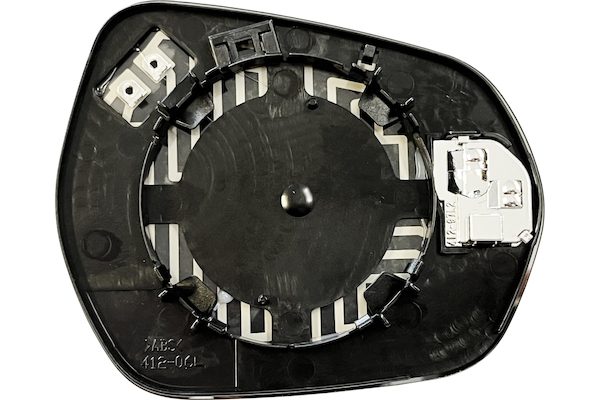 Rear-view mirror glass left, convex chrome heated, with BLIS system (blind spot)