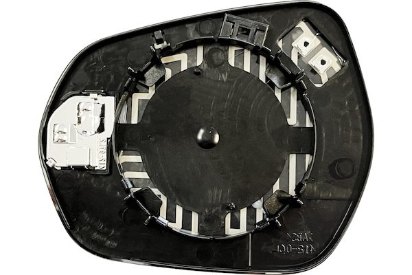 Right rear-view mirror glass, heated chrome convex, with BLIS system (blind spot)