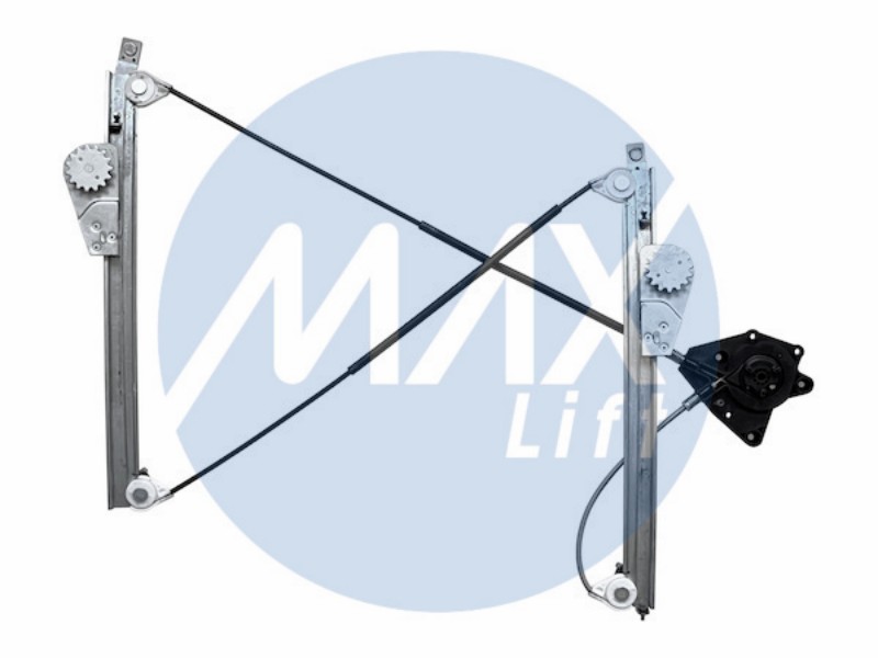 Window regulator mechanism, front right, without motor, 3-door