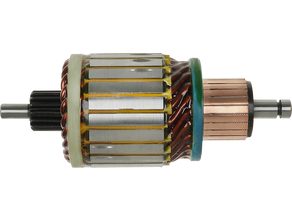 Starter motor armature