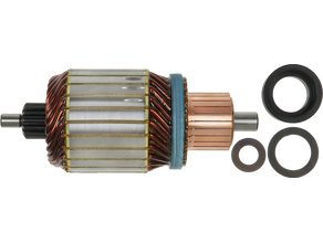 Starter motor armature