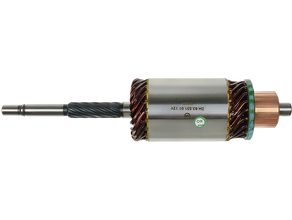 Starter motor armature