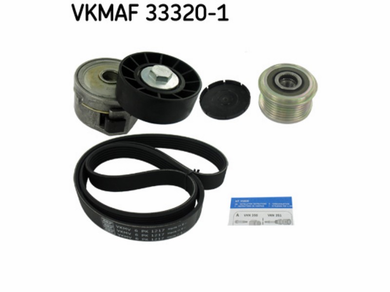 Complete alternator freewheel kit (F