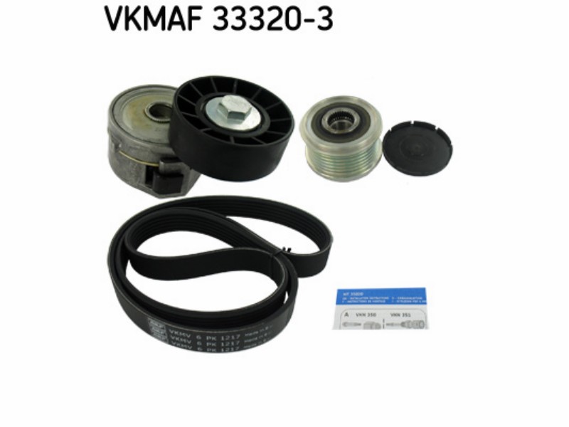 Complete alternator freewheel kit (F