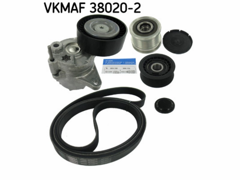 Complete alternator freewheel kit (F