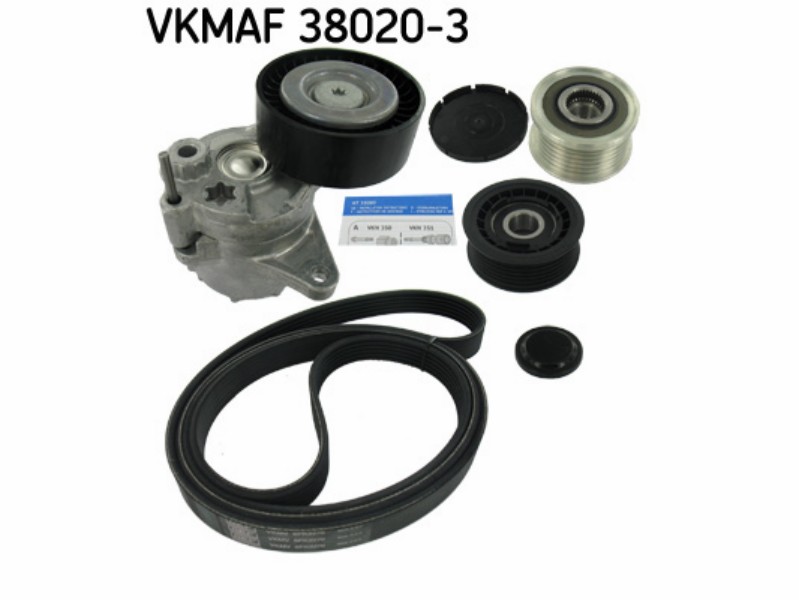 Complete alternator freewheel kit (F