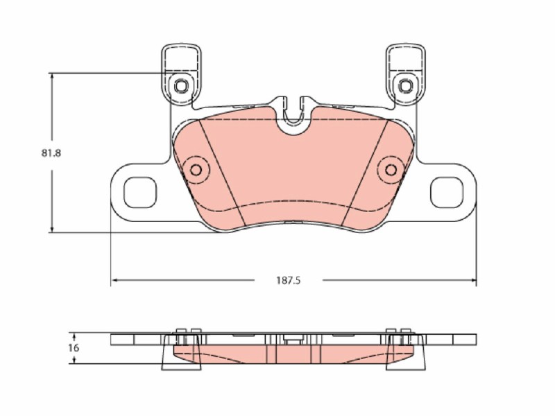 Brake pad kit