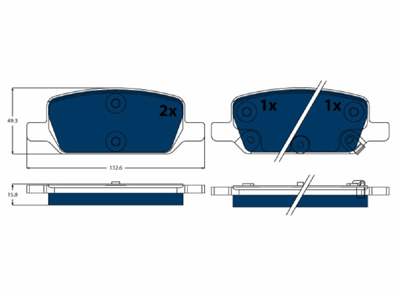 Brake pad kit