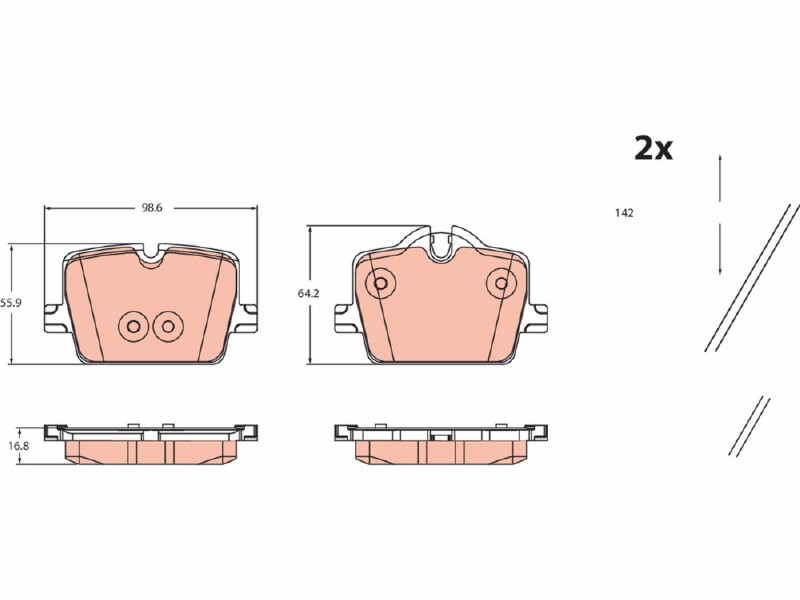 Brake pad kit