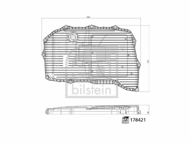 Engine oil pan