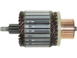 Starter motor armature
