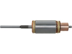 Starter motor armature