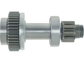 Starter motor pinion
