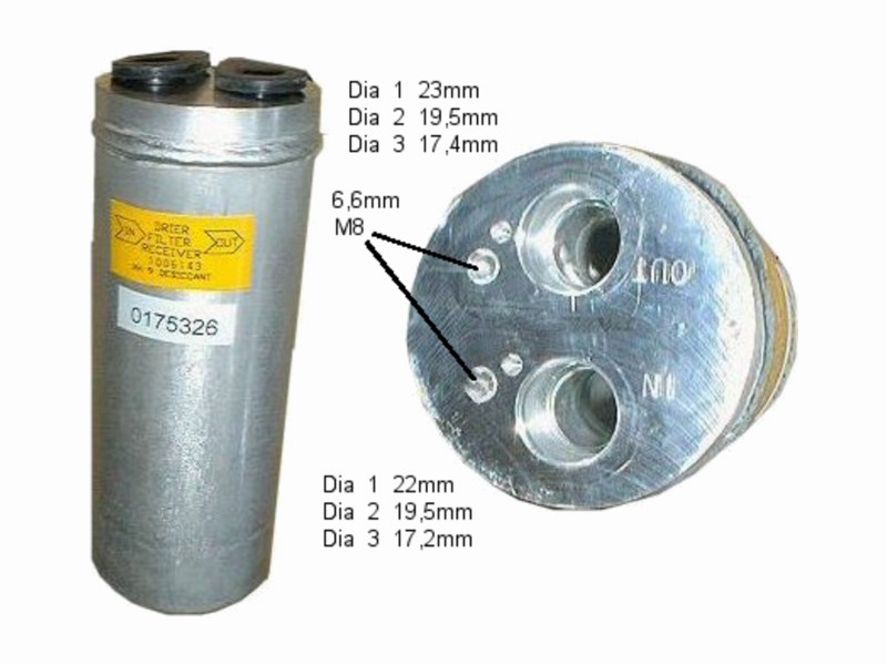 Filtro deidratatore Audi A4 97 -> 00