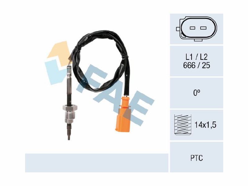Exhaust gas temperature sensor