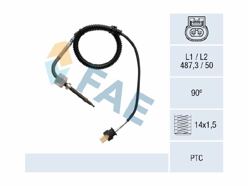 Exhaust gas temperature sensor
