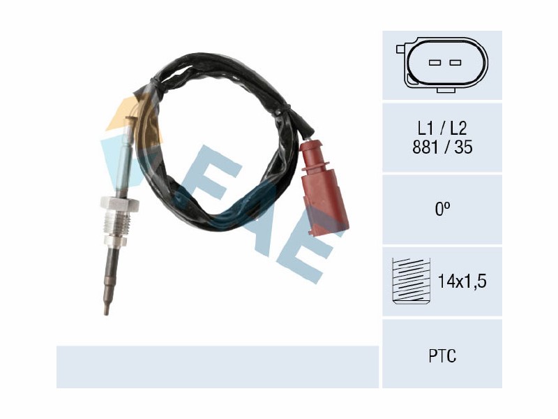 Exhaust gas temperature sensor