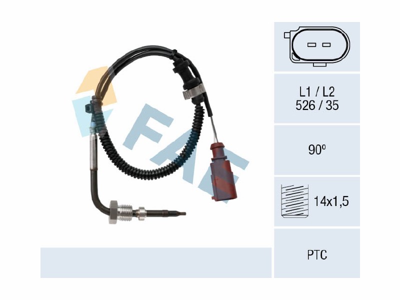 Exhaust gas temperature sensor