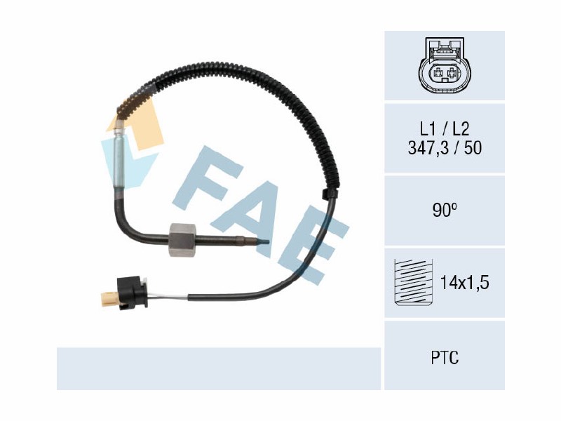 Exhaust gas temperature sensor