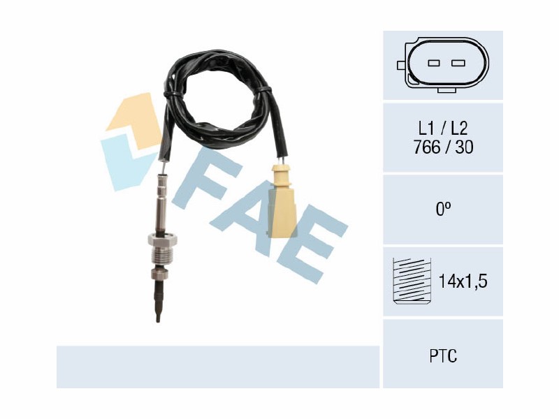 Exhaust gas temperature sensor