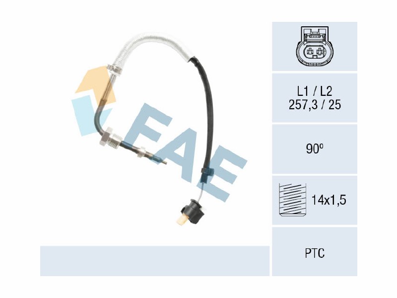 Exhaust gas temperature sensor