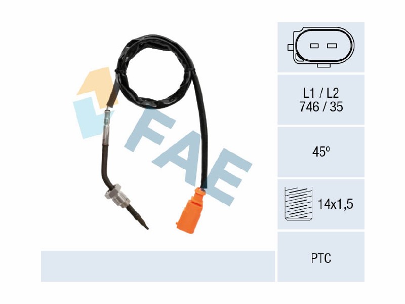 Exhaust gas temperature sensor