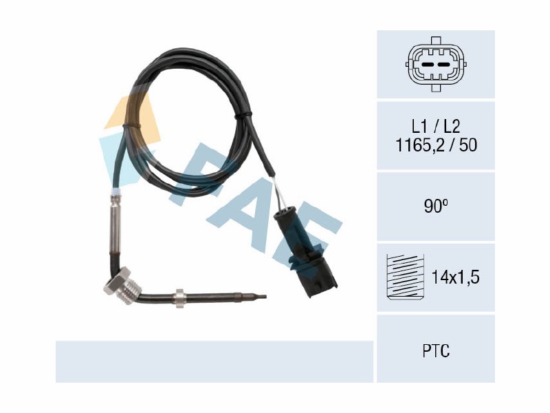 Exhaust gas temperature sensor