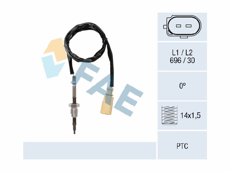 Exhaust gas temperature sensor