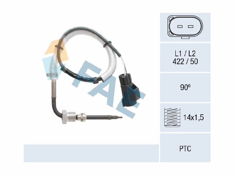 Exhaust gas temperature sensor