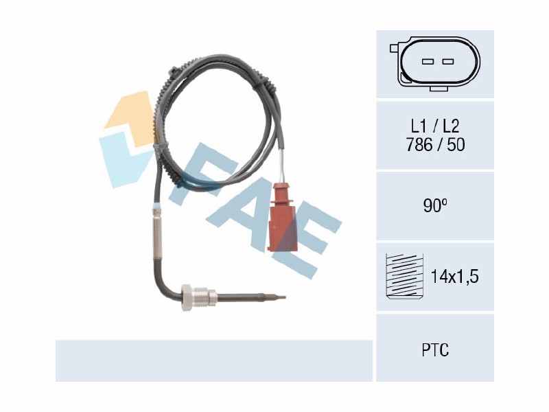 Exhaust gas temperature sensor