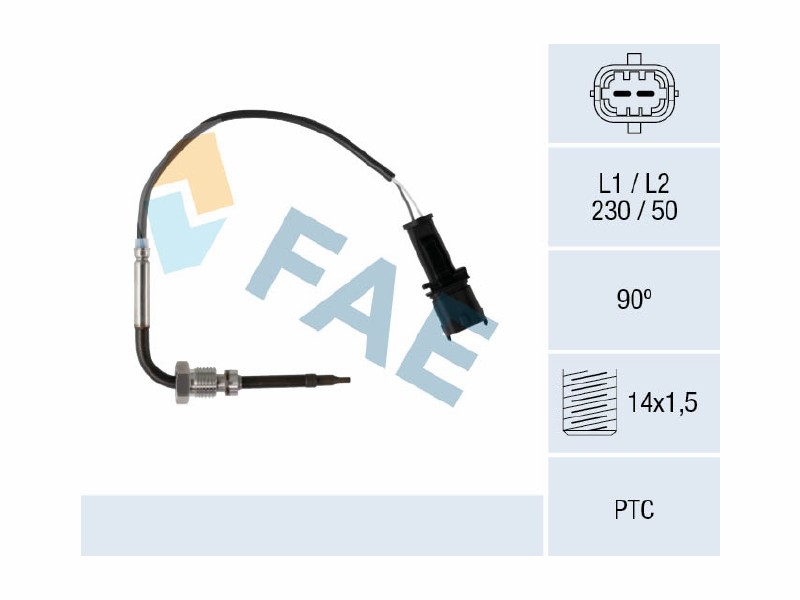 Exhaust gas temperature sensor