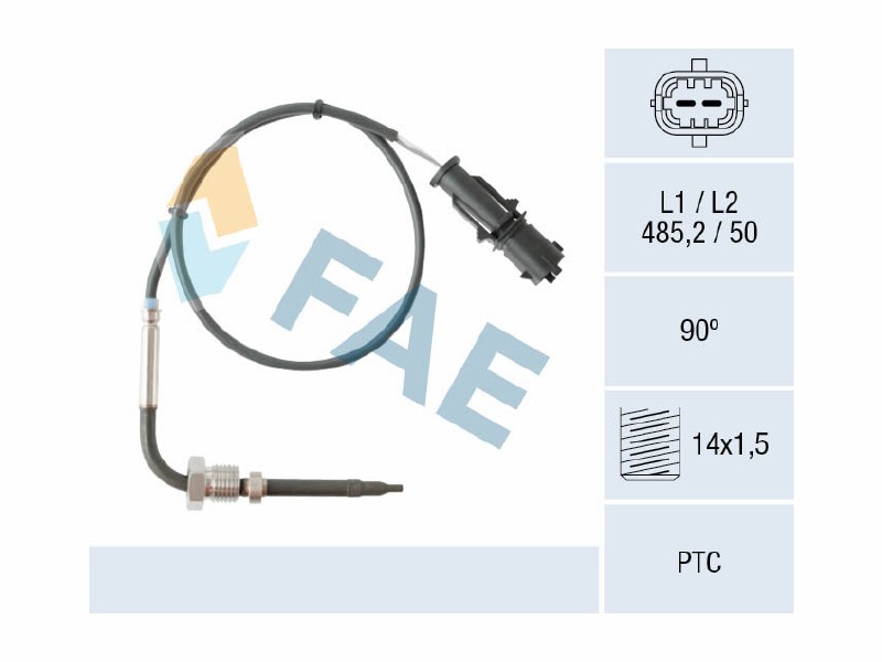 Exhaust gas temperature sensor