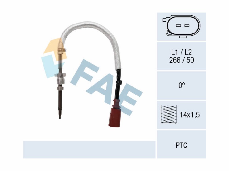 Exhaust gas temperature sensor