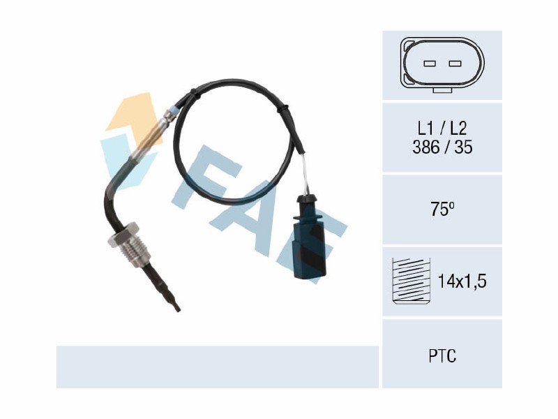 Exhaust gas temperature sensor