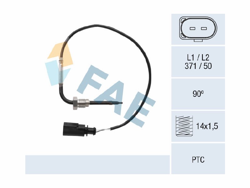 Exhaust gas temperature sensor