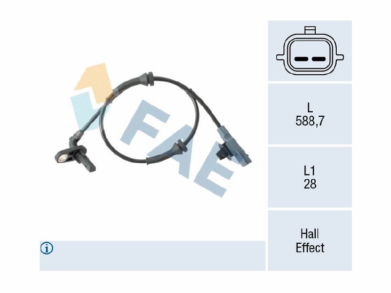 Wheel speed sensor - ABS