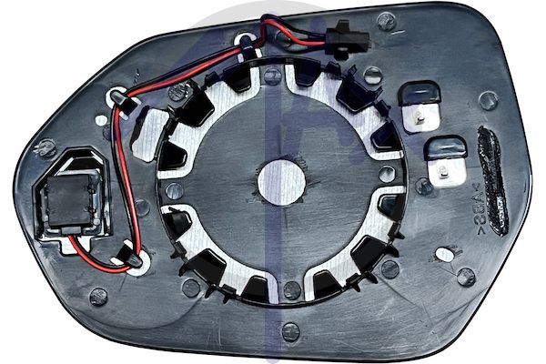 Right rear-view mirror glass, heated chrome convex, with BLIS system (blind spot)