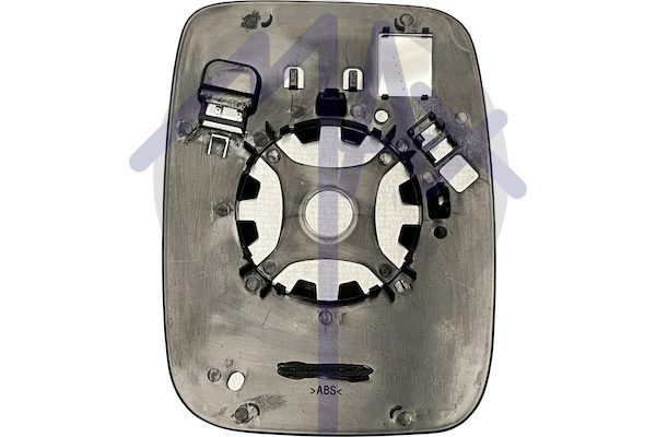 Left rear-view mirror glass, aspherical chrome, heated