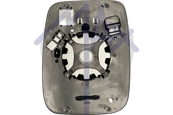 Rear-view mirror glass, right, heated aspherical chrome