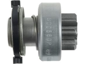 Starter motor pinion