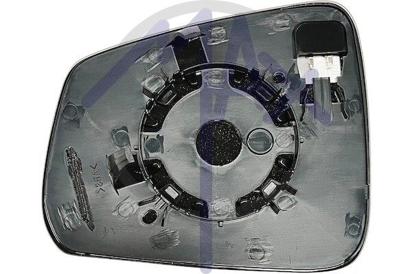Right rear-view mirror glass, convex chrome, heated