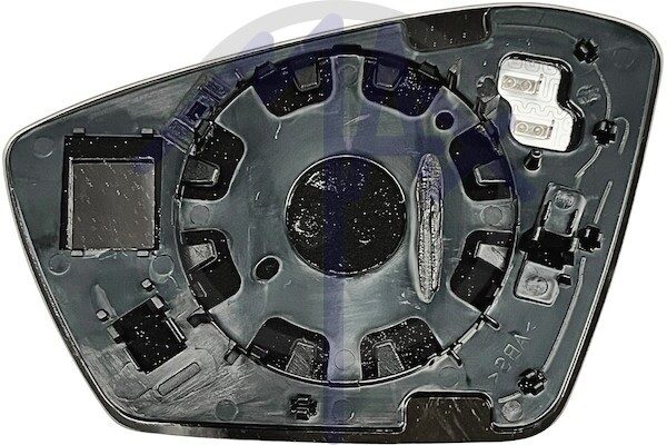 Right rear-view mirror glass, convex chrome, heated